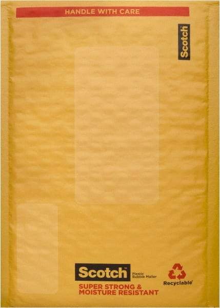 3M - 9" Long x 6" Wide Self Seal Bubble Mailer - Yellow - All Tool & Supply