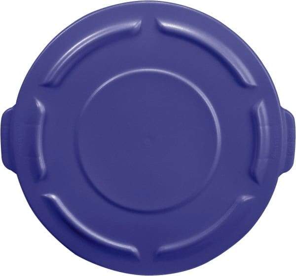 Rubbermaid - Round Lid for Use with 55 Gal Round Trash Cans - Blue, For Brute Trash Cans - All Tool & Supply