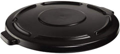 Rubbermaid - Round Lid for Use with 44 Gal Trash Cans - Black, Plastic, For 2643 Brute Trash Cans - All Tool & Supply