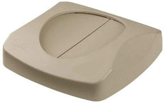 Rubbermaid - Square Lid for Use with 23 Gal Square Trash Cans - Beige, Plastic, For 3569-07 & 3569-88 - All Tool & Supply