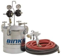 Binks - Paint Sprayer Pressure Tank - SV100 HVLP Gun with 2 Gallon Tank - All Tool & Supply