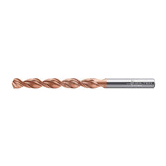 Jobber Length Drill Bit: 0.6693″ Dia, 130 °, High Speed Steel AlCrN Finish, 7.244″ OAL, Right Hand Cut, Straight-Cylindrical Shank, Series A1249XPL