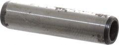 Value Collection - 6mm Diam x 25mm Pin Length Alloy Steel Pull Out Dowel Pin - C 57-63 Hardness, 1 Rounded & 1 Threaded End - All Tool & Supply