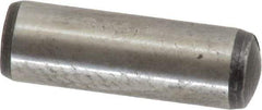 Value Collection - 8mm Diam x 25mm Pin Length Alloy Steel Pull Out Dowel Pin - C 57-63 Hardness, 1 Rounded & 1 Threaded End - All Tool & Supply