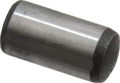 Value Collection - 10mm Diam x 20mm Pin Length Alloy Steel Pull Out Dowel Pin - C 57-63 Hardness, 1 Rounded & 1 Threaded End - All Tool & Supply