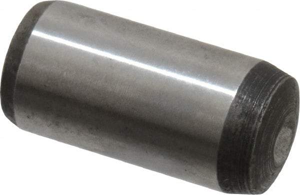 Value Collection - 12mm Diam x 25mm Pin Length Alloy Steel Pull Out Dowel Pin - C 57-63 Hardness, 1 Rounded & 1 Threaded End - All Tool & Supply