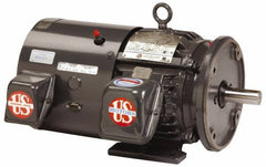 US Motors - 1.5 hp, TEFC Enclosure, No Thermal Protection, 3,505 RPM, 230/460 Volt, 60 Hz, Three Phase Premium Efficient Motor - Size 143 Frame, Rigid Mount, 1 Speed, Ball Bearings, 3.9/1.9 Full Load Amps, F Class Insulation, Reversible - All Tool & Supply