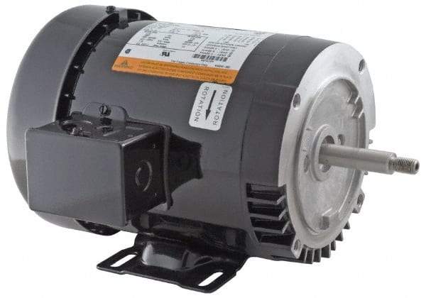 US Motors - 1 hp, ODP Enclosure, No Thermal Protection, 3,520 RPM, 208-230/460 Volt, 60 Hz, Three Phase Standard Efficient Motor - Size 143 Frame, Rigid Mount, 1 Speed, Ball Bearings, 3.5-3.4/1.7 Full Load Amps, F Class Insulation, CCW Lead End - All Tool & Supply