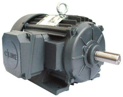 US Motors - 1.5 hp, TEFC Enclosure, No Thermal Protection, 1,175 RPM, 208-230/460 Volt, 60 Hz, Three Phase Energy Efficient Motor - Size 182 Frame, Rigid Mount, 1 Speed, Ball Bearings, 5.2-4.6/2.3 Full Load Amps, F Class Insulation, CCW Lead End - All Tool & Supply