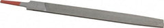 Simonds File - 12" Long, Bastard Cut, Flat American-Pattern File - Double Cut, Tang - All Tool & Supply