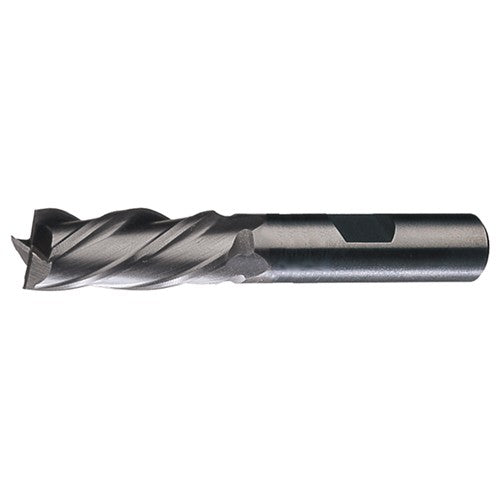 ‎5/16″ × 3/8″ × 3/4″ × 2-1/2″ LHS / LHC HSS HSS Single-End 4-Flute Non-Center Cutting Left Hand Helix Left Hand Cut Finishing End Mill - TiCN