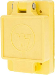 Value Collection - 480 VAC, 30 Amp, L16-30R NEMA, Ungrounded Receptacle - 3 Poles, 4 Wire, Female End, Yellow - All Tool & Supply