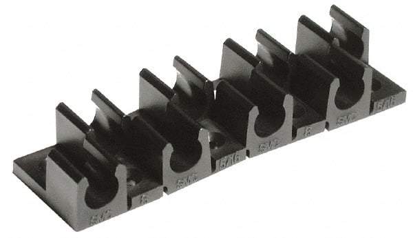 SMC PNEUMATICS - Multitube Holder - Black, 6 Slots - All Tool & Supply