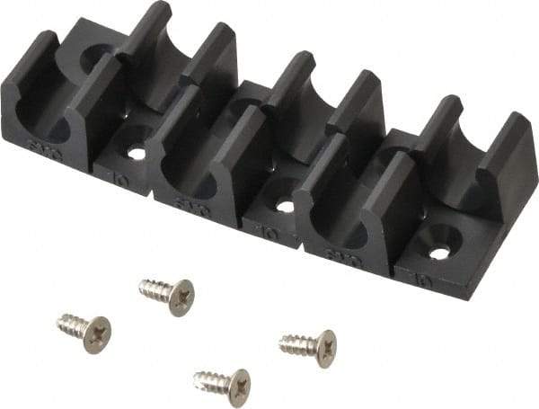 SMC PNEUMATICS - Multitube Holder - Black, 6 Slots - All Tool & Supply