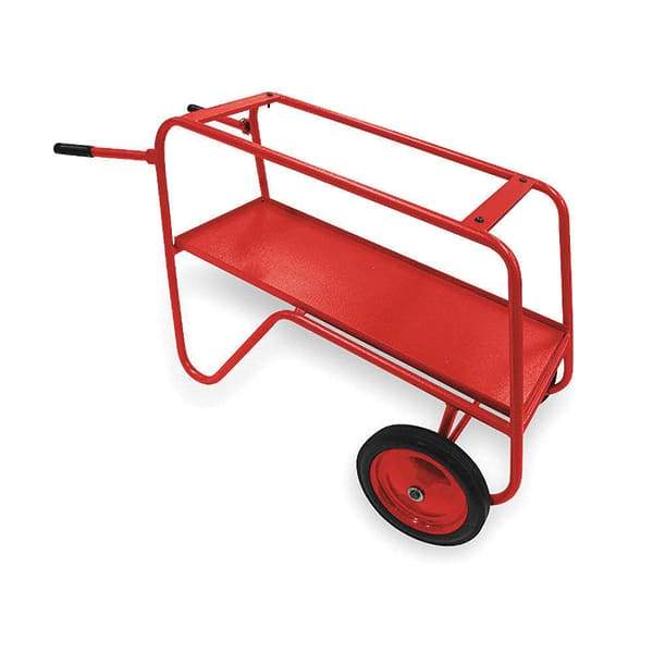 Rothenberger - 1/2" to 2" Pipe Capacity, Thread Machine Cart with Stationary Head - 30" High, 400 Lb Capacity - All Tool & Supply