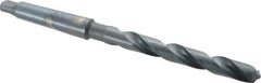 Chicago-Latrobe - 19/32", 2MT 118° Point High Speed Steel Taper Shank Drill Bit - Oxide Finish, 4-7/8" Flute Length, 8-3/4" OAL, Spiral Flute, Series 110 - All Tool & Supply