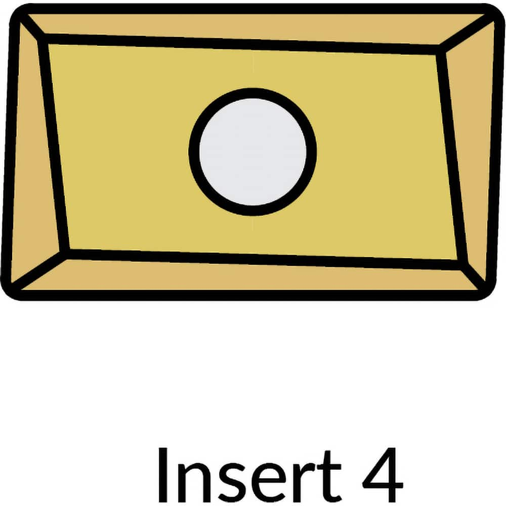 Micro 100 - APKT 1003 PDR Carbide Milling Insert - Exact Industrial Supply