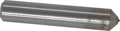 Made in USA - 1/4" Max Convex Radius Single Point Diamond Dresser - 2" Long x 3/8" Shank Diam - All Tool & Supply