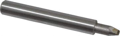 Made in USA - 1/16" Max Concave Radius Single Point Diamond Dresser - 2" Long x 3/8" Shank Diam - All Tool & Supply