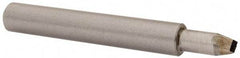 Made in USA - 1/8" Max Concave Radius Single Point Diamond Dresser - 2" Long x 3/8" Shank Diam - All Tool & Supply