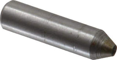 Made in USA - 1" Long x 1/4" Shank Diam Thread Single Point Diamond Dresser - 75° Included Angle - All Tool & Supply