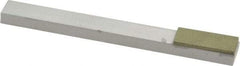 Made in USA - Fine, 1" Length of Cut, Single End Diamond Hone - 100 Grit, 3/8" Wide x 3/8" High x 4" OAL - All Tool & Supply