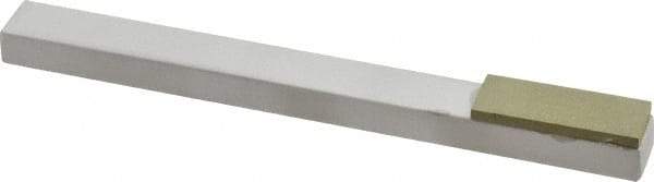 Made in USA - Extra Fine, 1" Length of Cut, Single End Diamond Hone - 320 Grit, 3/8" Wide x 3/8" High x 4" OAL - All Tool & Supply