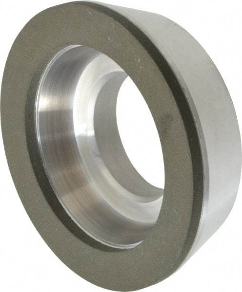 Made in USA - 3" Diam, 1-1/4" Hole Size, 7/8" Overall Thickness, 150 Grit, Type 11 Tool & Cutter Grinding Wheel - Very Fine Grade, Diamond - All Tool & Supply