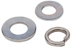 Made in USA - 3/8" Screw, Grade 18-8 Stainless Steel Extra Thick Flat Washer - 13/32" ID x 1" OD, 1/8" Thick - All Tool & Supply