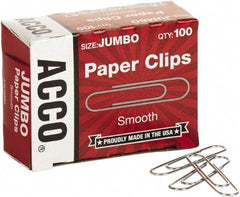 ACCO - 1-3/4" Wide Paper Fastener - Silver - All Tool & Supply