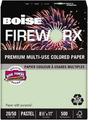 Boise - 8-1/2" x 11" Green Colored Copy Paper - Use with Laser Printers, Copiers, Plain Paper Fax Machines, Multifunction Machines - All Tool & Supply