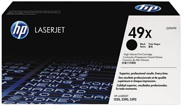 Hewlett-Packard - Black Toner Cartridge - Use with HP LaserJet 1160, 1160Le, 1320, 1320t, 1320n, 1320nw, 1320tn, 3390 - All Tool & Supply