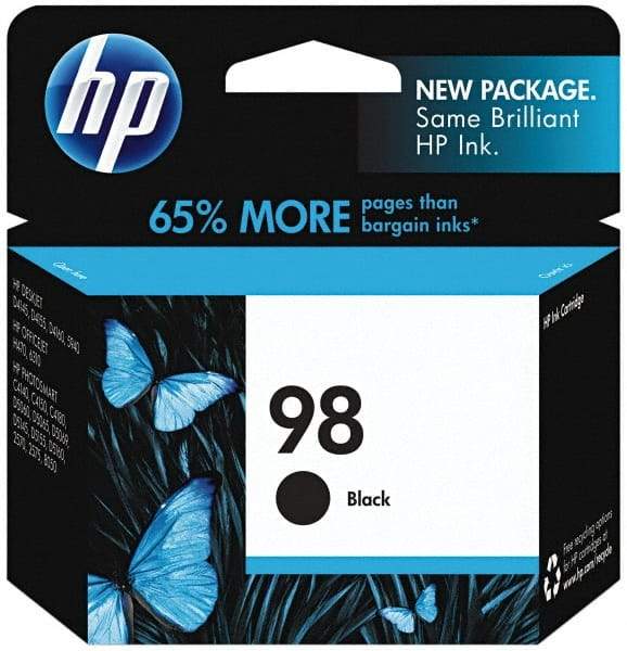 Hewlett-Packard - Black Ink Cartridge - Use with HP Photosmart 2570, 2575, D5060, D5065, D5069, D5145, D5155, D5160, 8050, Deskjet D4145, D4155, D4160, 6310, 5940 - All Tool & Supply