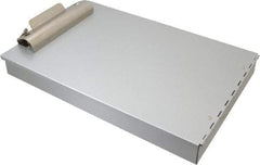 Saunders - 14-1/4 Inch Long x 9-3/4 Inch Wide x 3-1/2 Inch High, Clip Board - Silver - All Tool & Supply