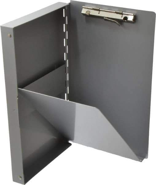 Saunders - 10 Inch Long x 6 Inch Wide x 1 Inch High, Clip Board - Silver - All Tool & Supply