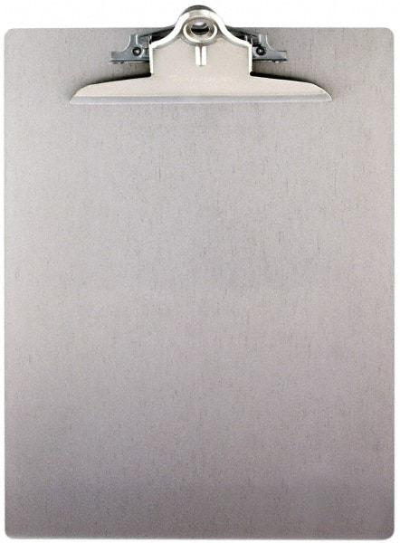 Saunders - 13-1/4 Inch Long x 9 Inch Wide x 1-3/4 Inch High, Clip Board - Silver - All Tool & Supply