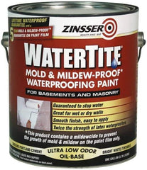 Zinsser - 1 Gal Bright White Semi Gloss Finish Latex Paint - 75 Sq Ft per Gal, Interior/Exterior, <400 gL VOC Compliance - All Tool & Supply