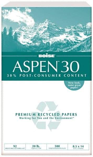 Boise - 8-1/2" x 14" White Copy Paper - Use with Laser Printers, High-Speed Copiers, Plain Paper Fax Machines - All Tool & Supply