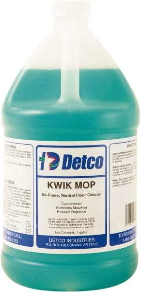 Detco - 1 Gal Bottle Cleaner - Use on Resilient Flooring - All Tool & Supply