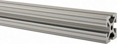 80/20 Inc. - 48 Inches Long x 1-1/2 Inches Wide x 1-1/2 Inches High, T Slotted Aluminum Extrusion - 1.154 Square Inches, Clear Anodized Finish - All Tool & Supply