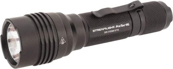 Streamlight - White LED Bulb, 750 Lumens, Industrial/Tactical Flashlight - Black Aluminum Body, 2 CR123A Lithium Batteries Included - All Tool & Supply