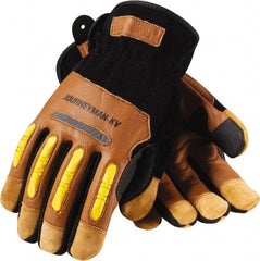 PIP - Size XL Leather/Spandex/Lycra/Kevlar Work Gloves - Kevlar Lined, Padded Goat Skin Palm - All Tool & Supply