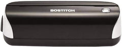 Stanley Bostitch - Paper Punches Type: 12 Sheet Electric Three Hole Punch Color: Black - All Tool & Supply