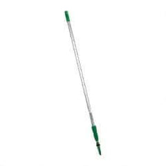 Unger - 144" Long x 1.15" Diam Aluminum Handle for Unger Products - Threaded Connection, Silver, Telescoping - All Tool & Supply