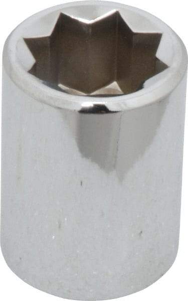 Proto - 5/8", 1/2" Drive, Standard Hand Socket - 8 Points, 1-1/2" OAL, Alloy Steel, Chrome Finish - All Tool & Supply