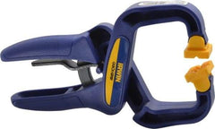 Irwin - 2" Jaw Opening Capacity, 2" Throat Depth, Spring Clamp - 50 Lb Clamping Pressure, 7-1/2" OAL - All Tool & Supply