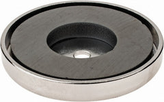 Mag-Mate - 19 Lb Max Pull Force, 5/16" Overall Height, 2.03" Diam, Ceramic Cup Magnet - All Tool & Supply