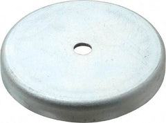 Mag-Mate - 2.63" Diam, 3/8" Cup Height, 3/8" Overall Height, 100 Lb Average Pull Force, 100 Lb Max Pull Force, Neodymium Rare Earth Cup Magnet - Through Hole Style, 9/32" Cup ID, 5/8" Magnet ID, Galvanized - All Tool & Supply