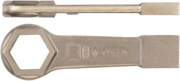 Ampco - 2" 6 Point Striking Box Wrench - Single End, 11" OAL, Aluminum Bronze - All Tool & Supply