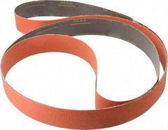 3M - 2" Wide x 132" OAL, 60 Grit, Ceramic Abrasive Belt - Ceramic, Medium, Coated, YF Weighted Cloth Backing, Wet/Dry, Series 777F - All Tool & Supply